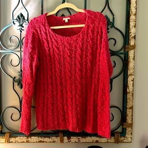 Coral sweater
